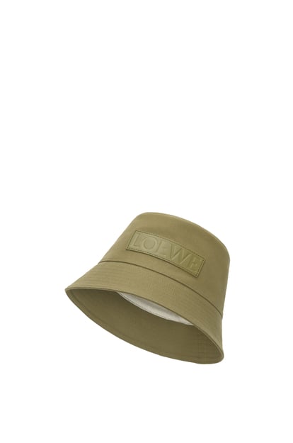 LOEWE Bucket hat in canvas Military Green plp_rd