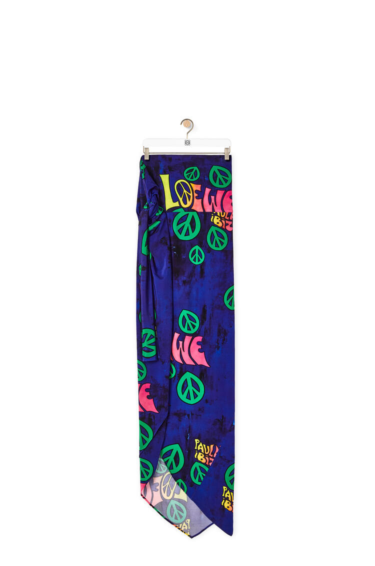 LOEWE LOEWE peace pareo skirt in viscose Multicolor pdp_rd