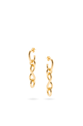 LOEWE Chainlink earrings in sterling silver Gold plp_rd