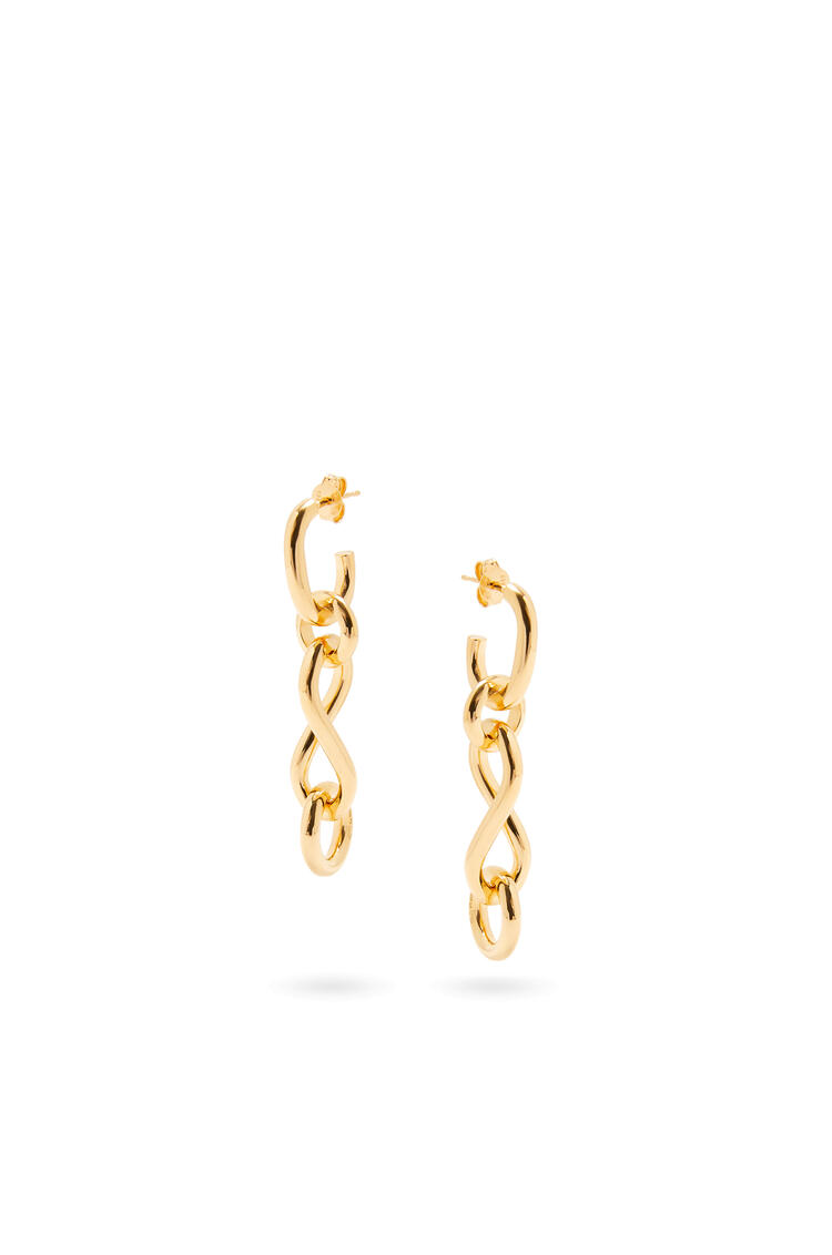 LOEWE Chainlink earrings in sterling silver Gold pdp_rd