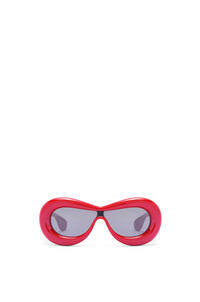 LOEWE Inflated mask sunglasses in acetate Lipstick