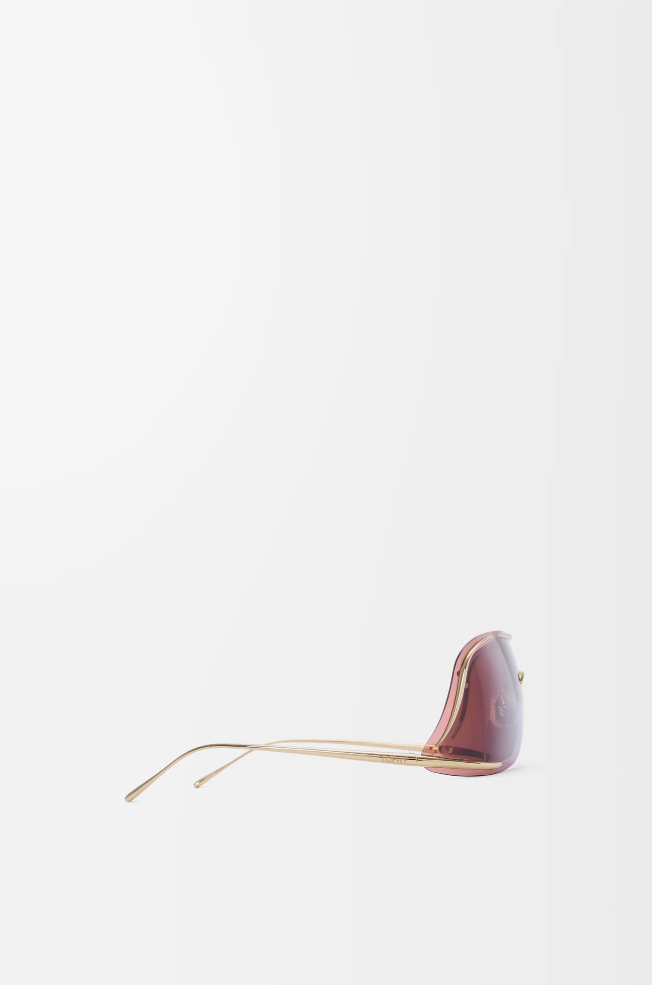 LOEWE シールド マスク サングラス バーガンディ