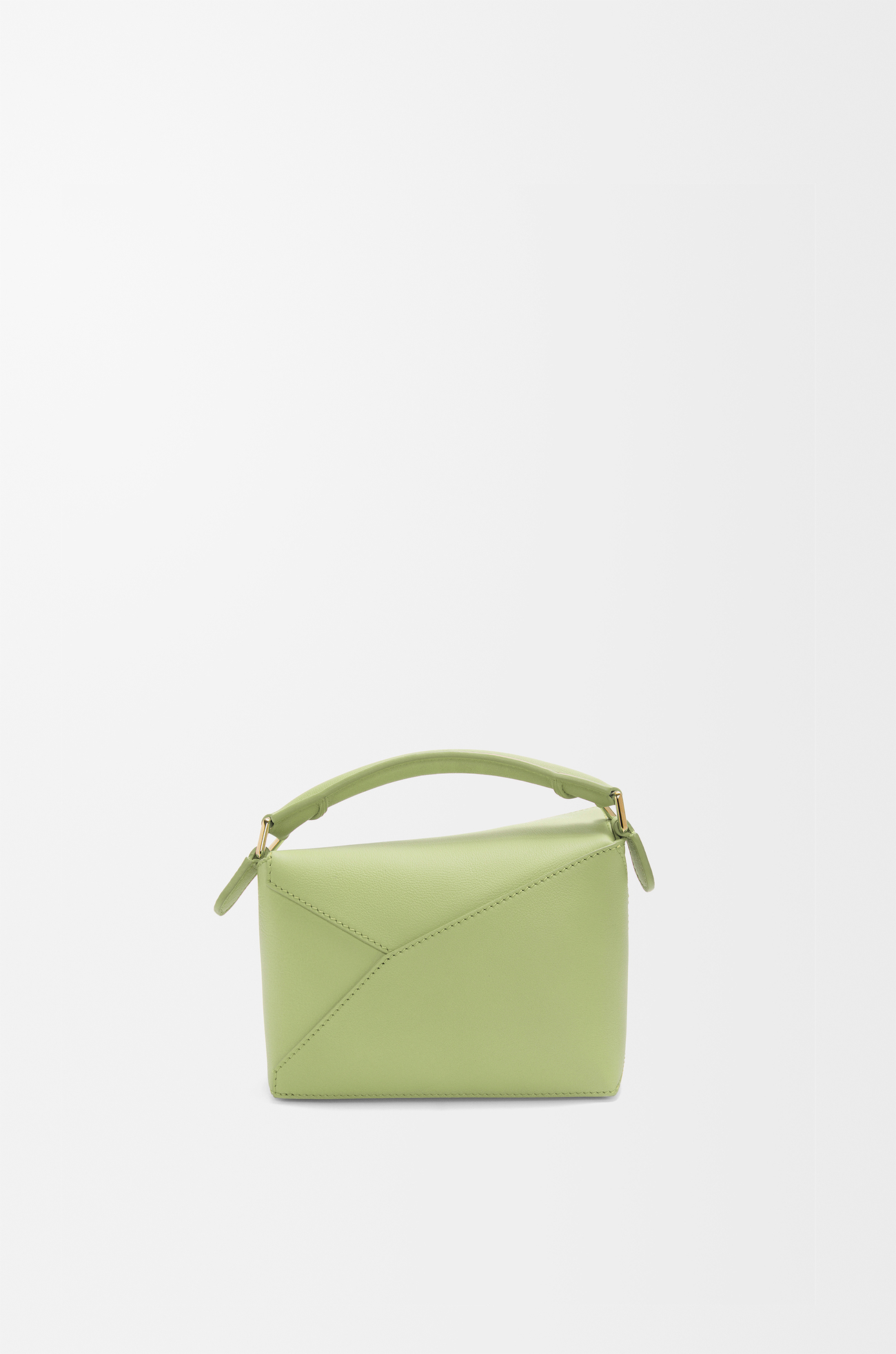 LOEWE Bolso Puzzle mini en piel de ternera Pera Claro