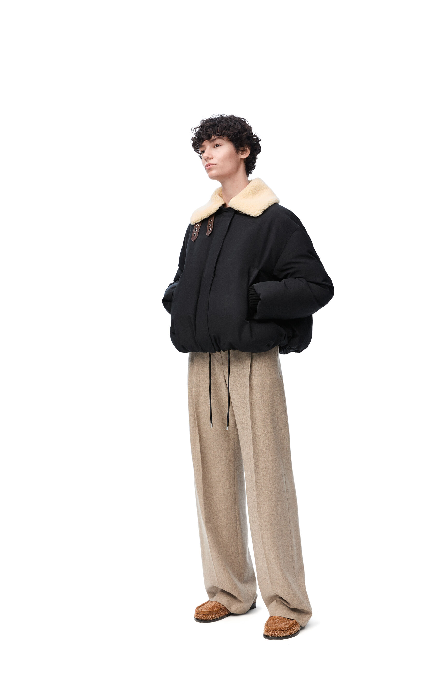 パファー ジャケット（テクニカルコットンブレンド） ブラック - LOEWE
