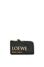 LOEWE Embossed LOEWE coin cardholder in shiny nappa calfskin Black