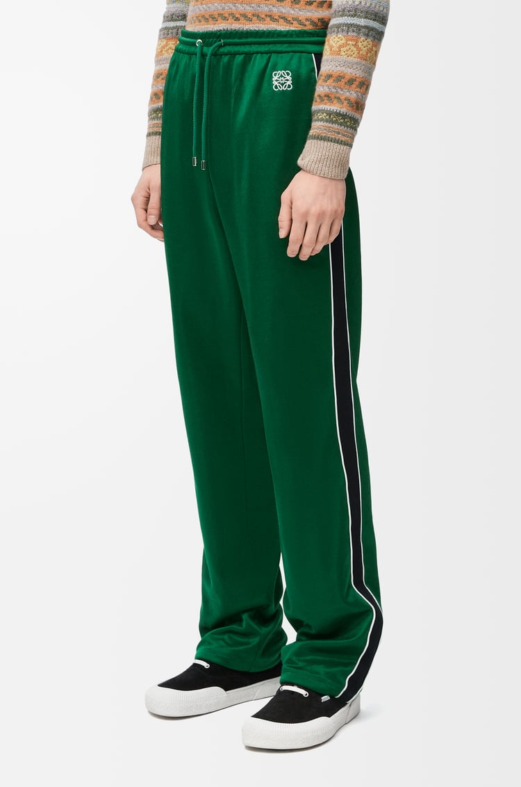 LOEWE Tracksuit trousers in technical jersey Pop Green