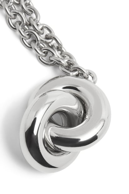 LOEWE Donut single link necklace in sterling silver Silver plp_rd