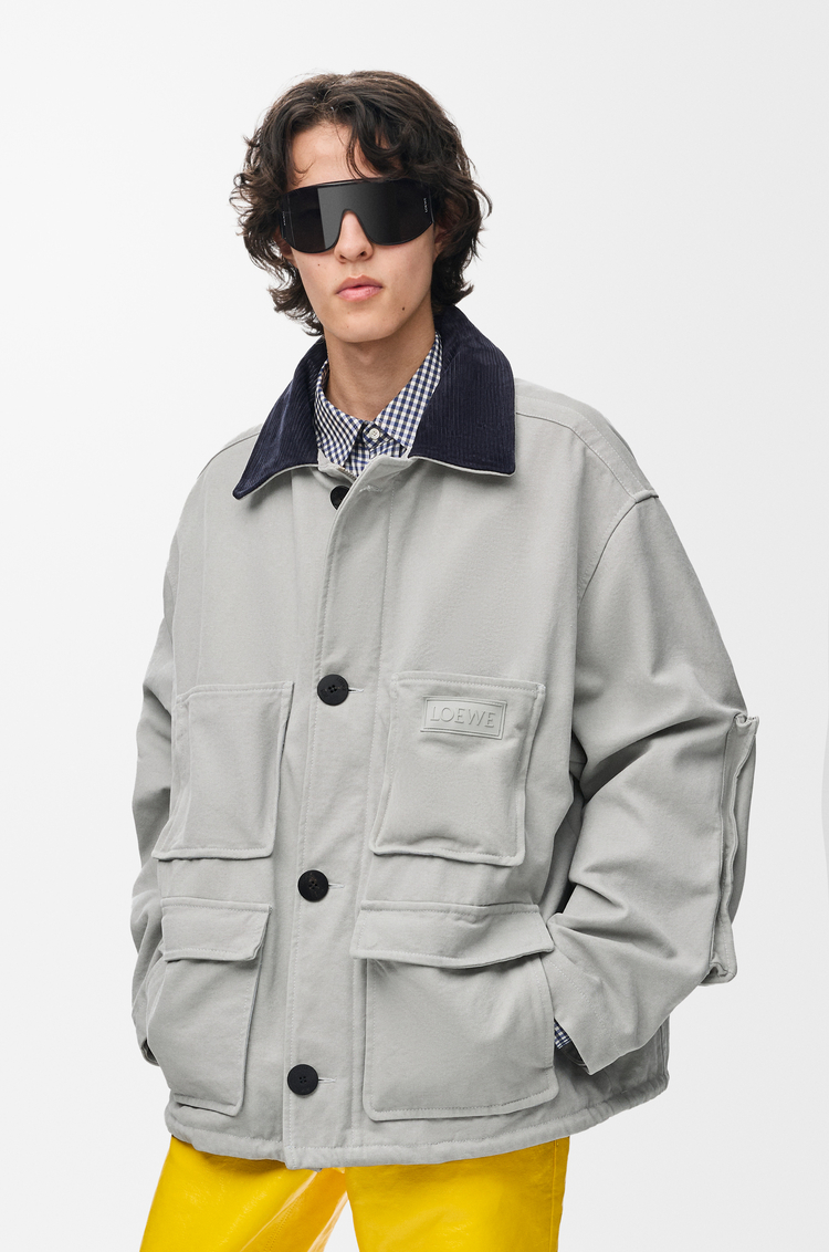 LOEWE Jacket in cotton Grey