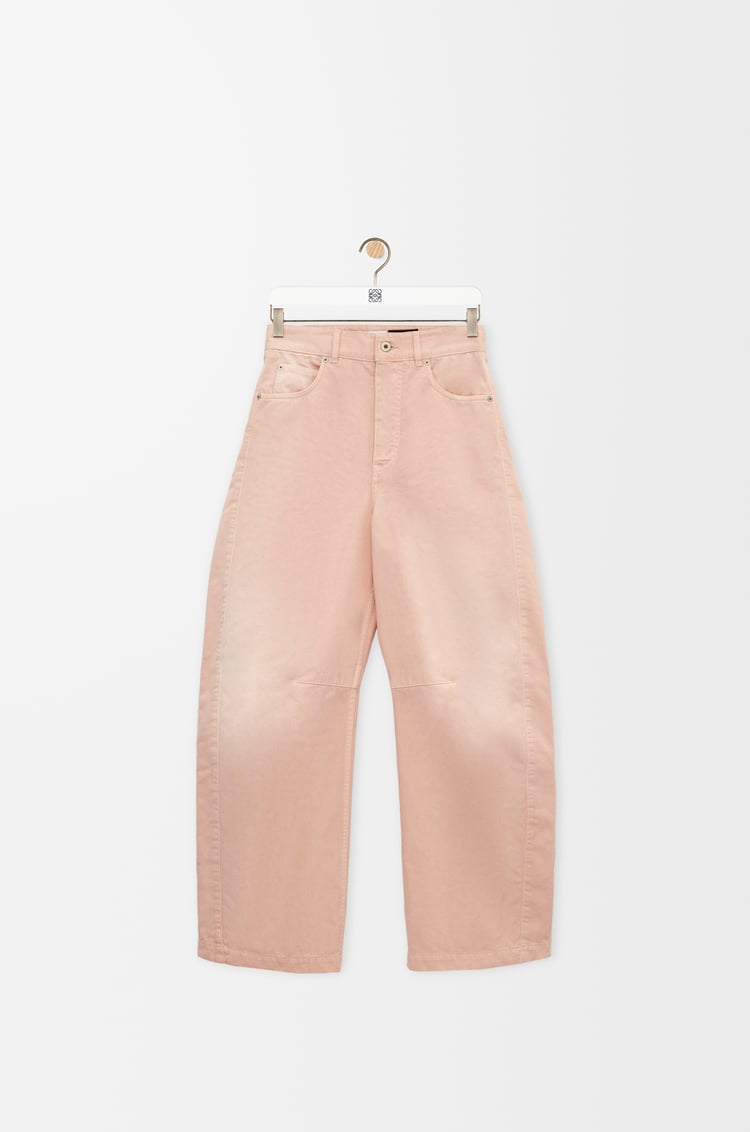 LOEWE バレル トラウザーズ（コットン） ライトピンク
