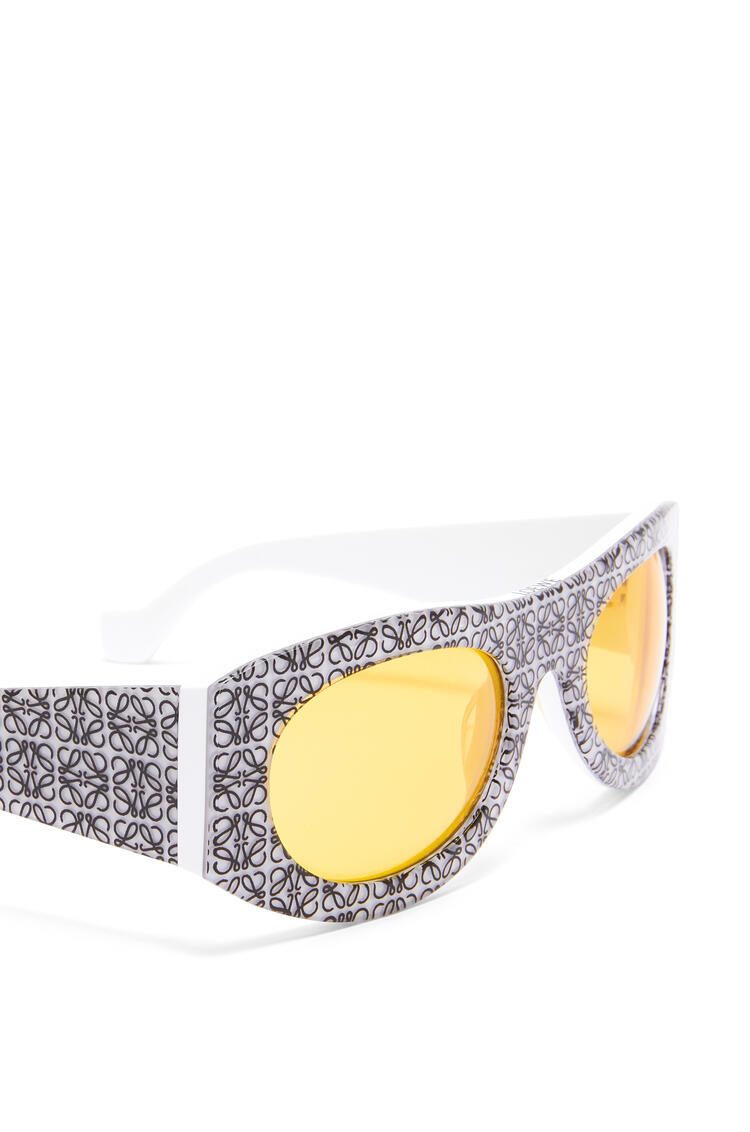 LOEWE Gafas de sol en acetato con anagrama Negro/Blanco pdp_rd
