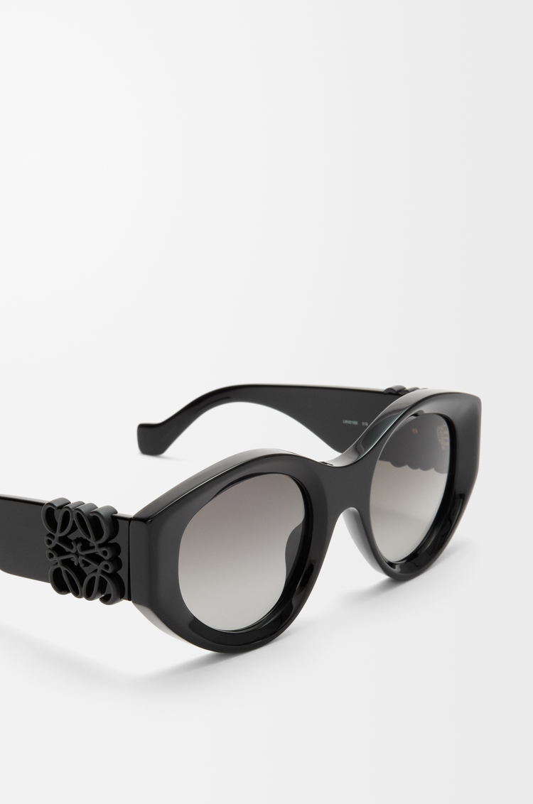 LOEWE Occhiali da sole a farfalla Anagram maxi Nero Nero