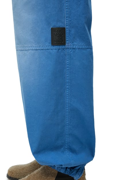 LOEWE Cargo trousers in cotton Washed Indigo plp_rd