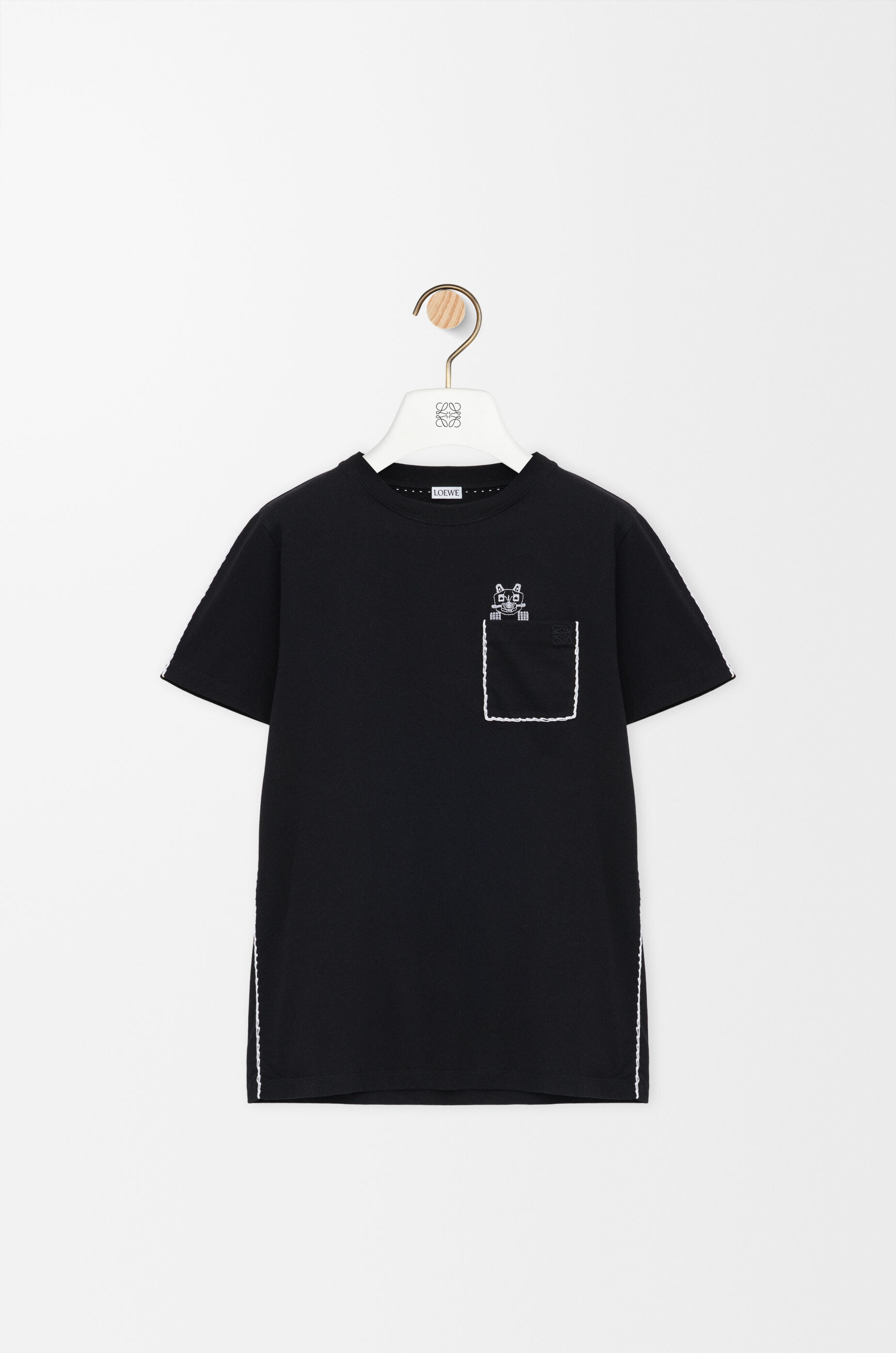 Loewe ロエベ レギュラーフィット Tシャツ（コットン） レギュラーフィット Tシャツ（コットン） ブラック - LOEWE