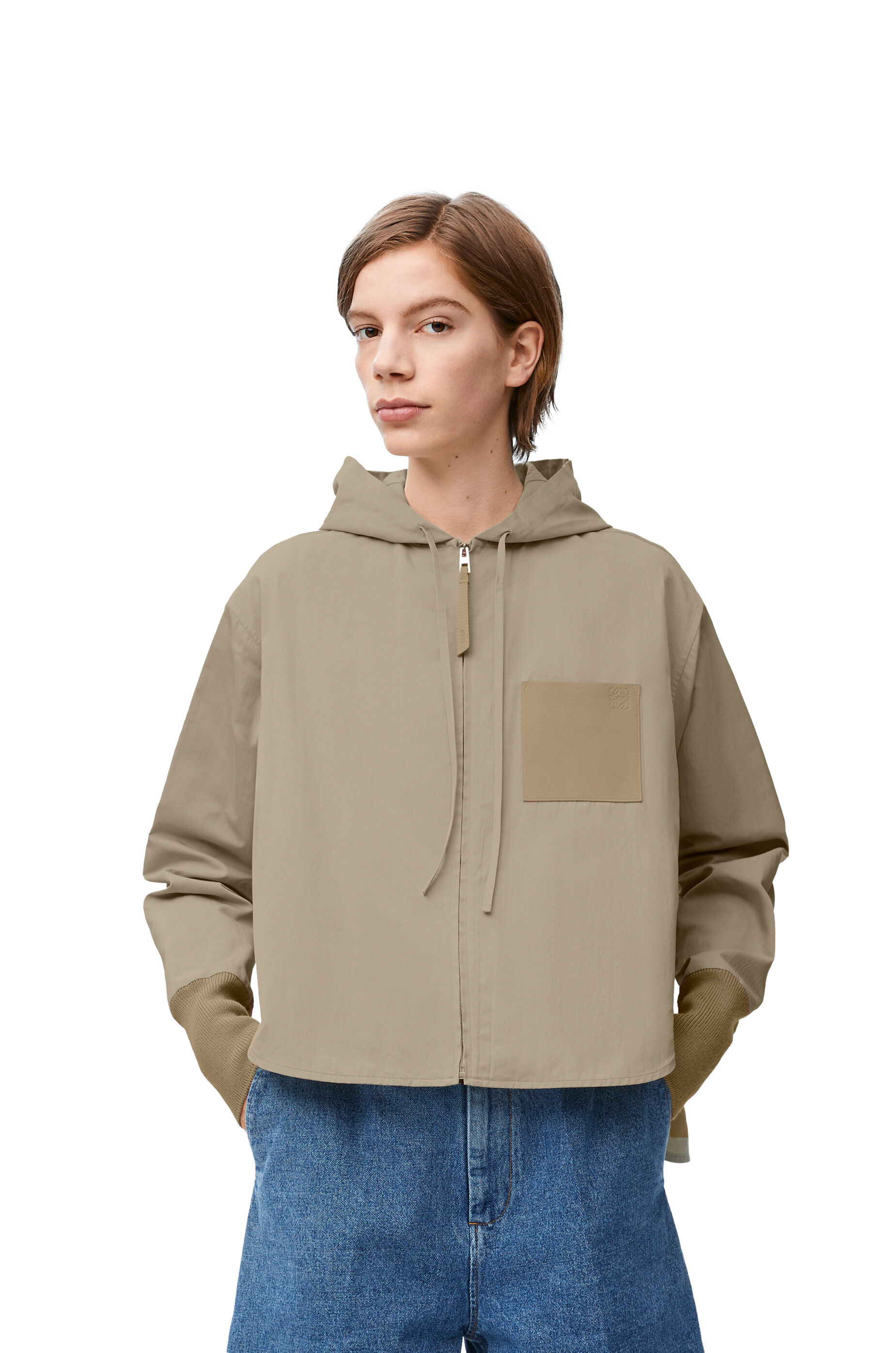 Cotton hooded jacket best sale