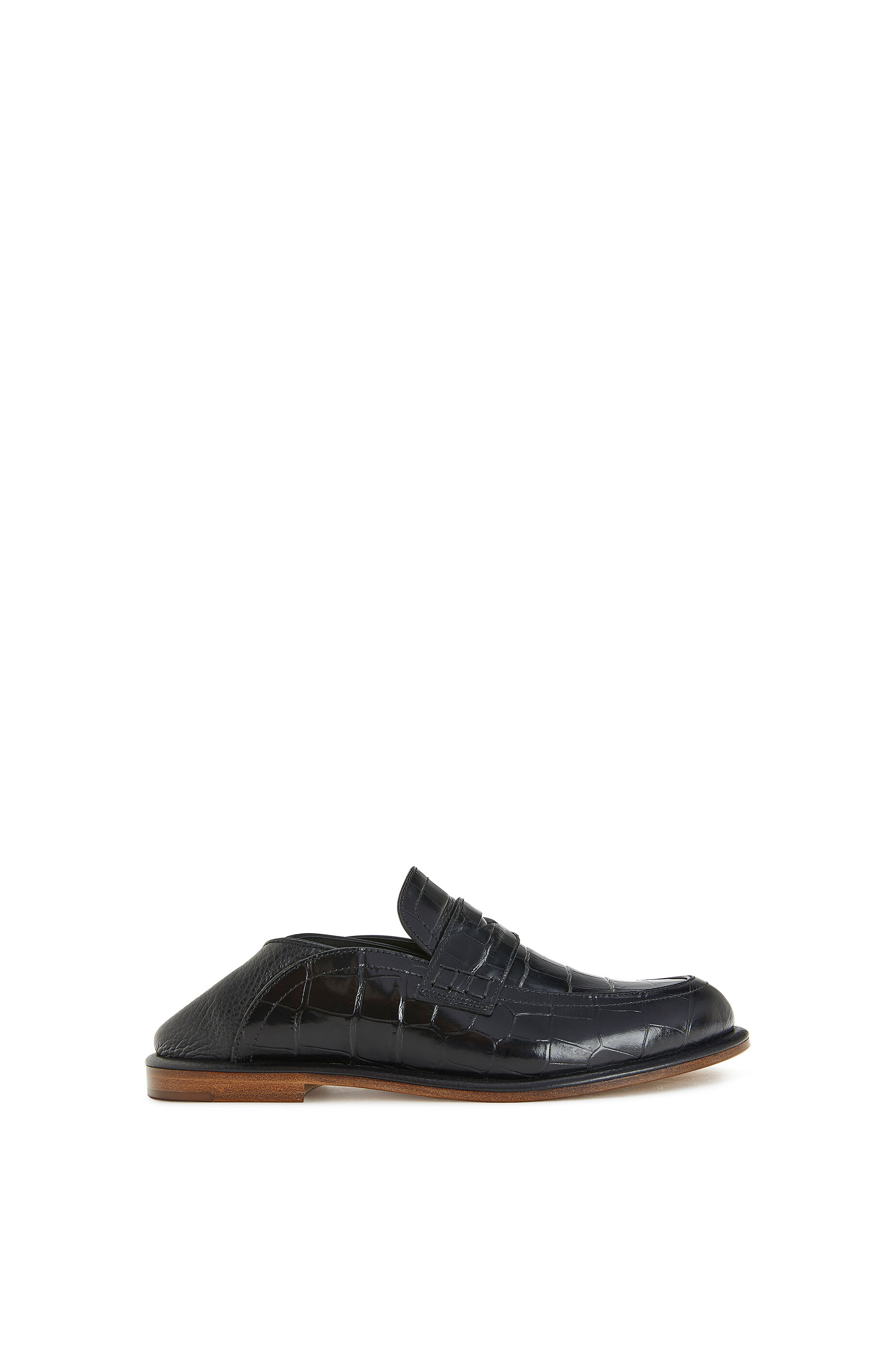 Slip on loafer in calfskin Black/Black LOEWE