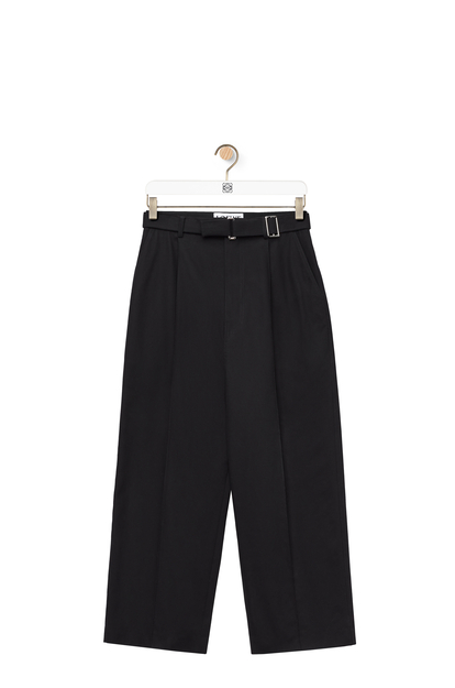 LOEWE Low crotch trousers in cotton Black