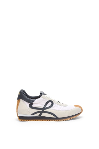 LOEWE Flow Runner in nylon and suede 無菸煤藍/白