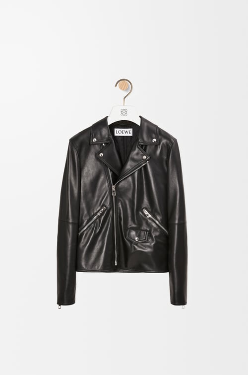 LOEWE Biker jacket in nappa lambskin Black