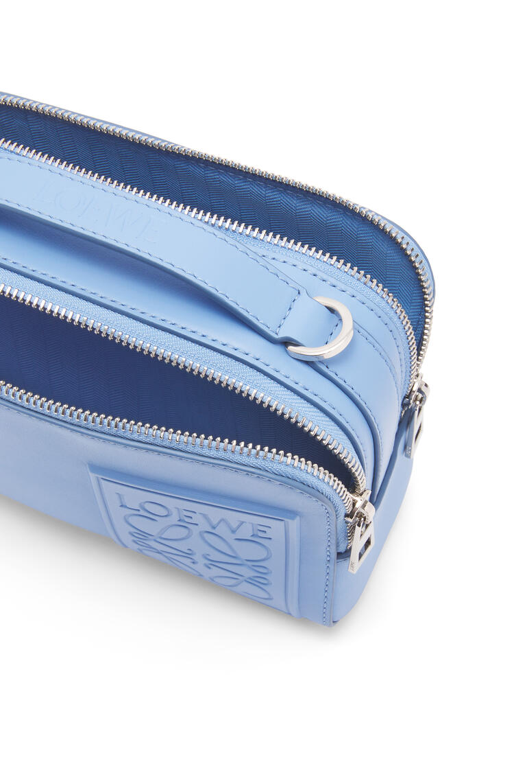 LOEWE Mini Camera Crossbody bag in satin calfskin Olympic Blue