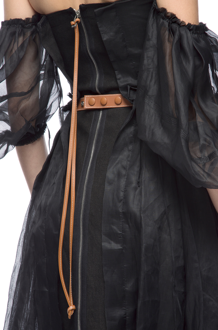 LOEWE OFF SHOULDER BALL GOWN Black