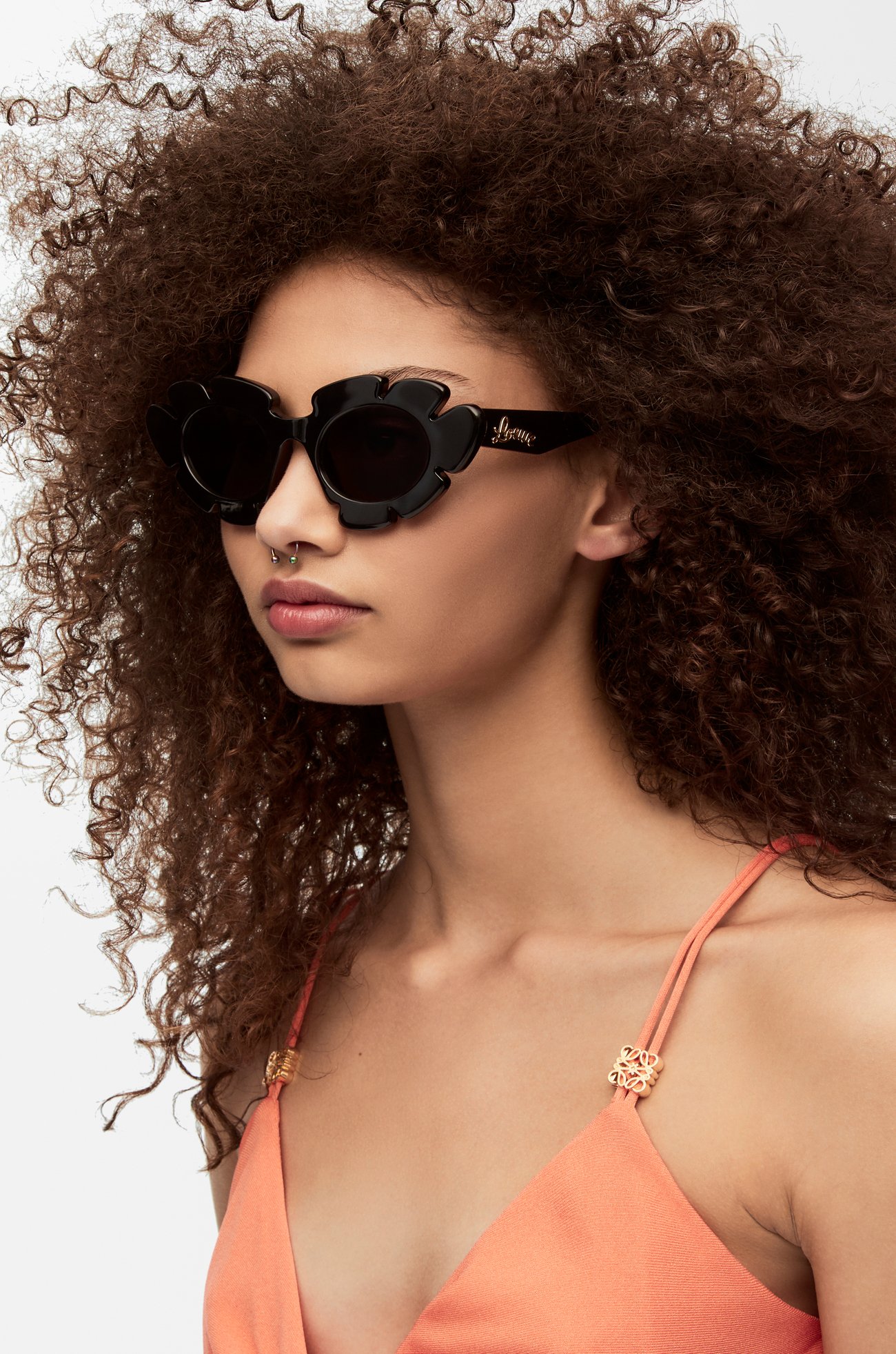 LOEWE Flower sunglasses Black