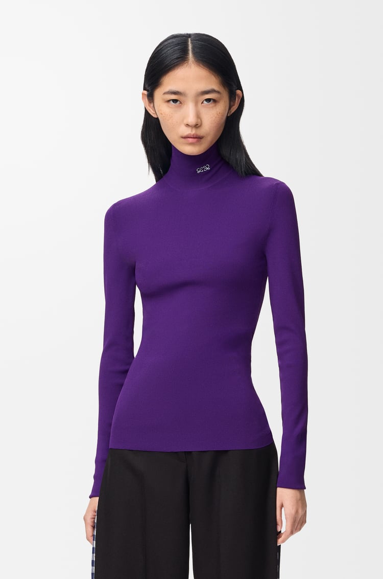 LOEWE Top in misto viscosa Viola