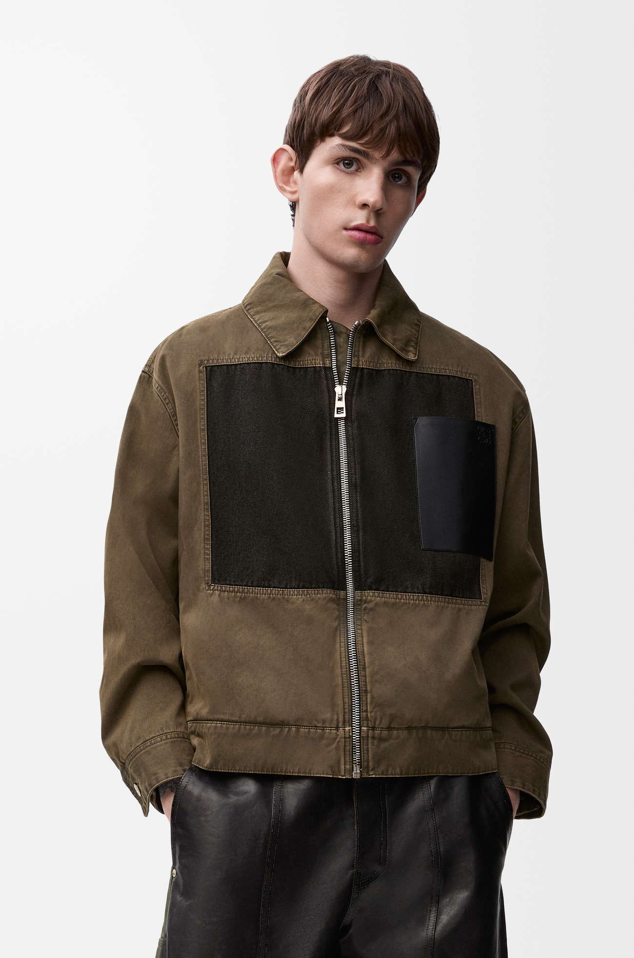 LOEWE ジャケット（コットン） カーキグリーン
