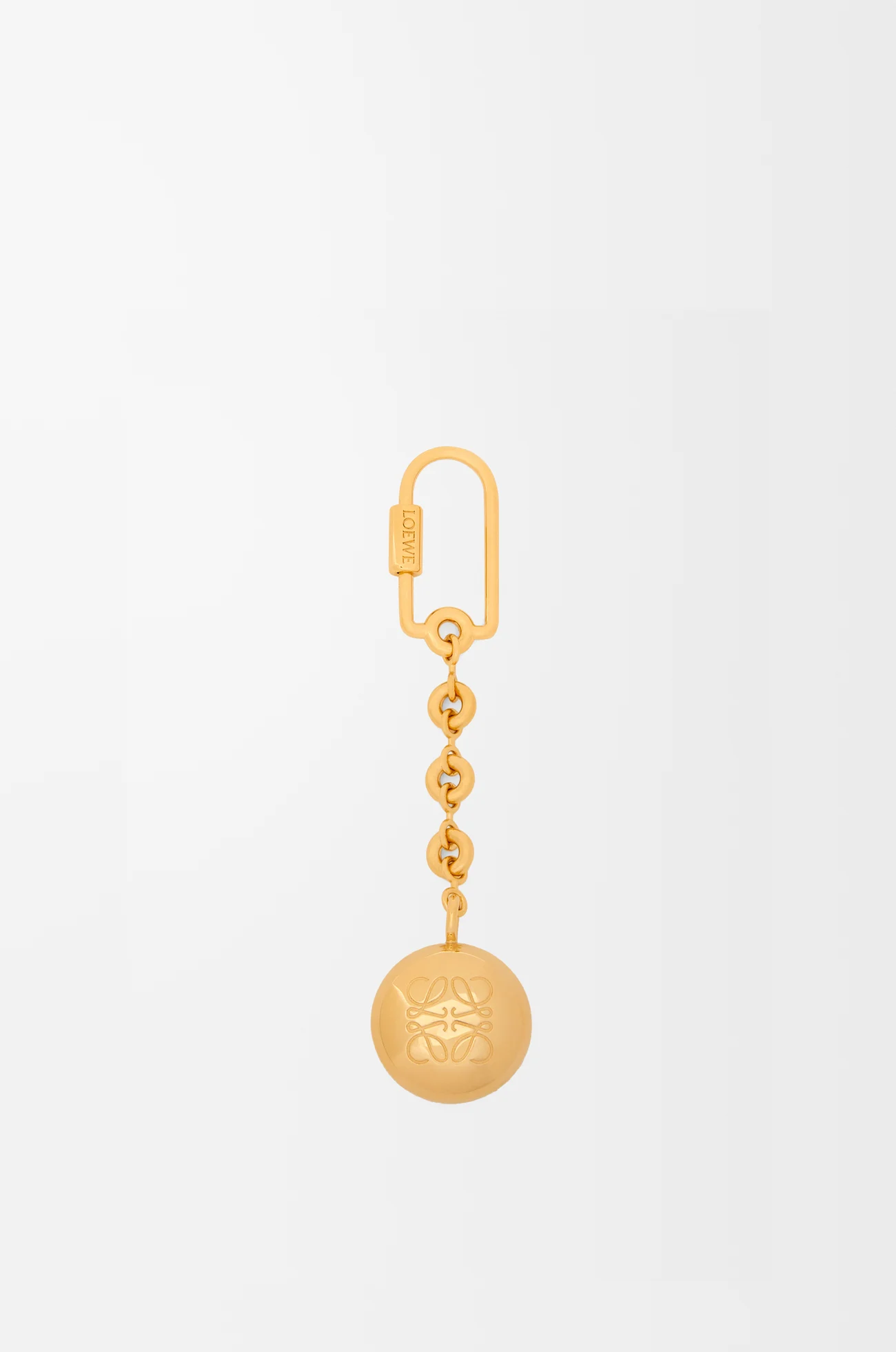 LOEWE Llavero Pebble Dorado