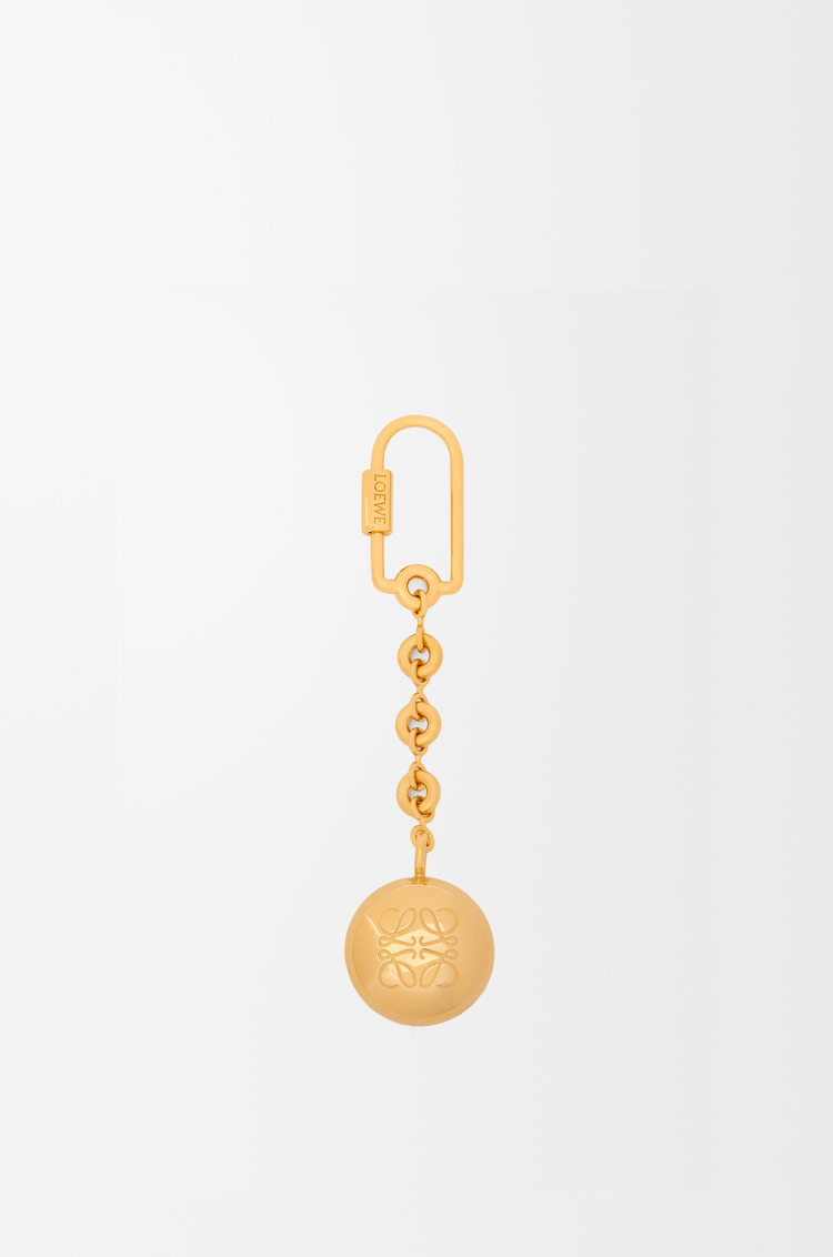 LOEWE Pebble keyring Gold