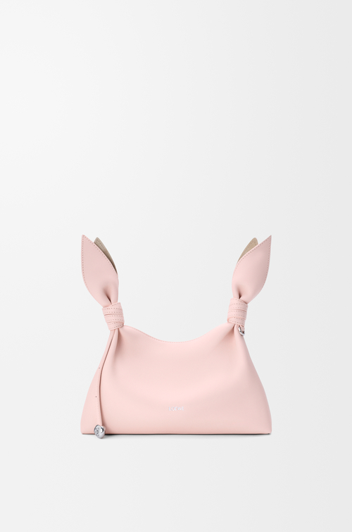 LOEWE Mini Scarf bag in smooth calfskin Crystal Pink