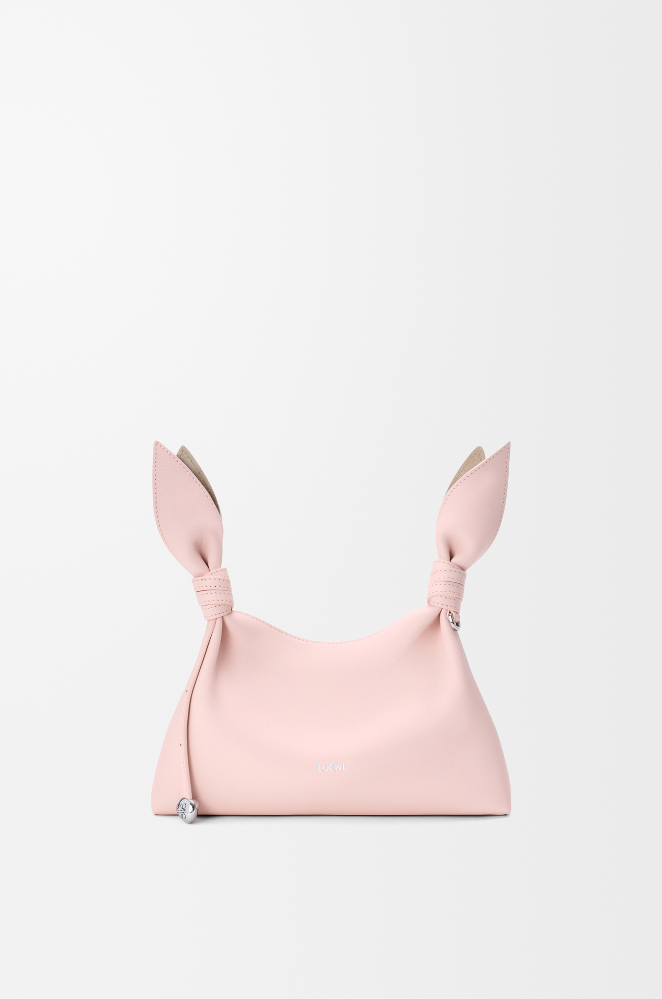 LOEWE Mini Scarf bag in smooth calfskin Crystal Pink