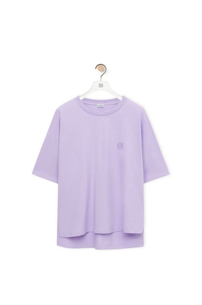 LOEWE Boxy fit T-shirt in cotton Baby Lilac plp_rd