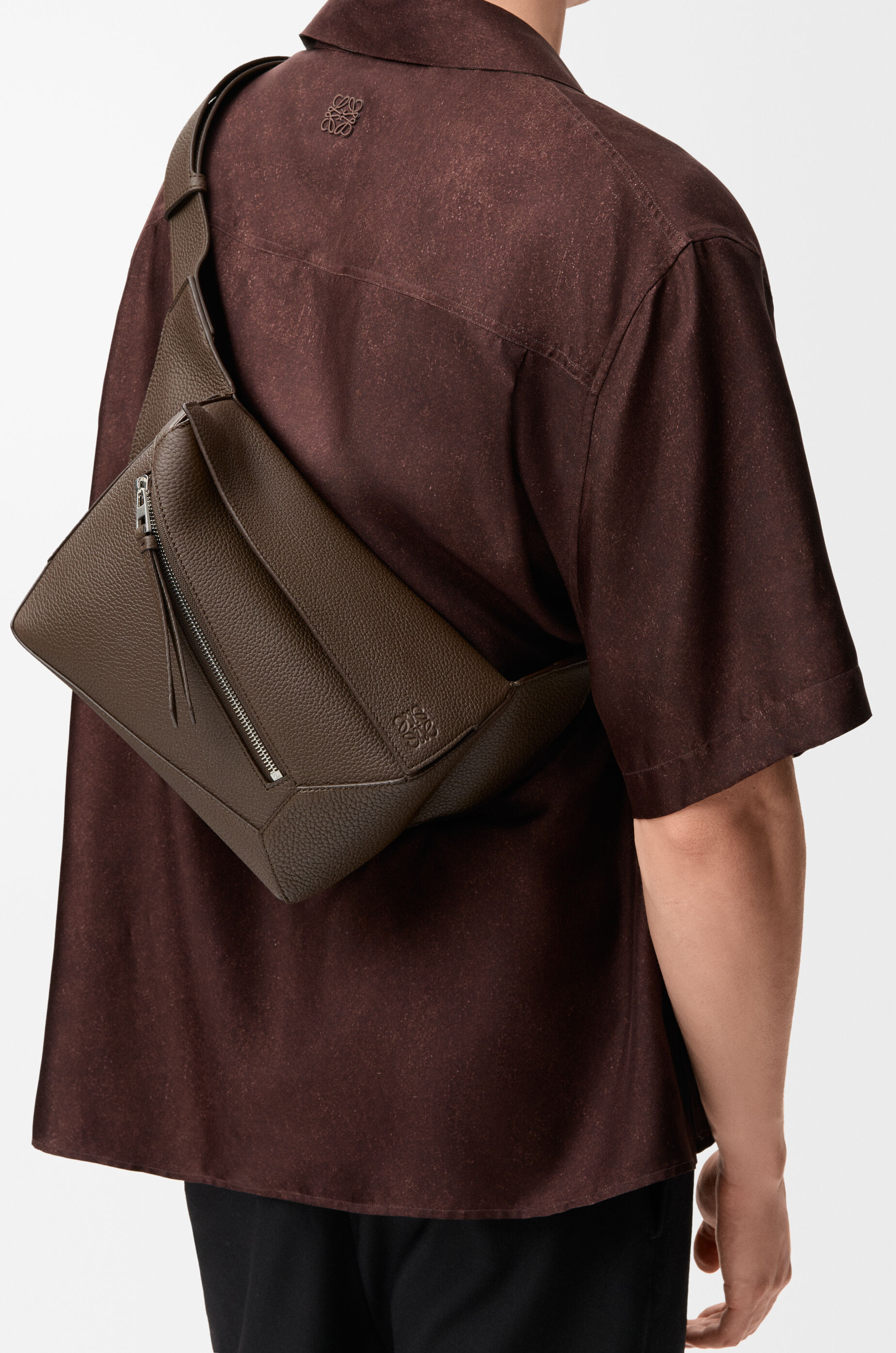 バッグ Loewe puffy bumbag Loewe Puffy Bum Bag Color Black W:13.39×H:6.69×D:3.15 inch