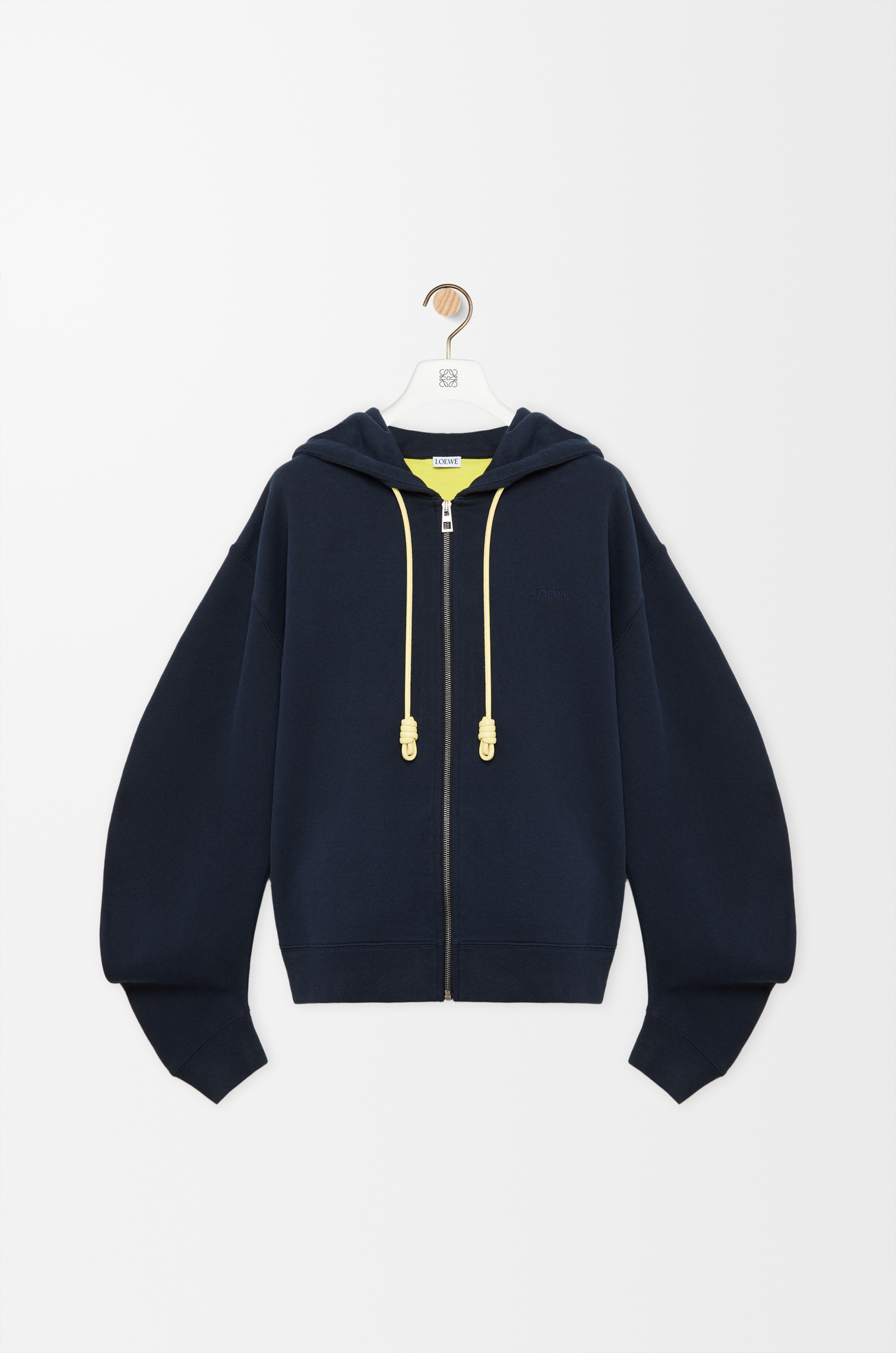 LOEWE Flamenco hoodie in cotton Navy Blue