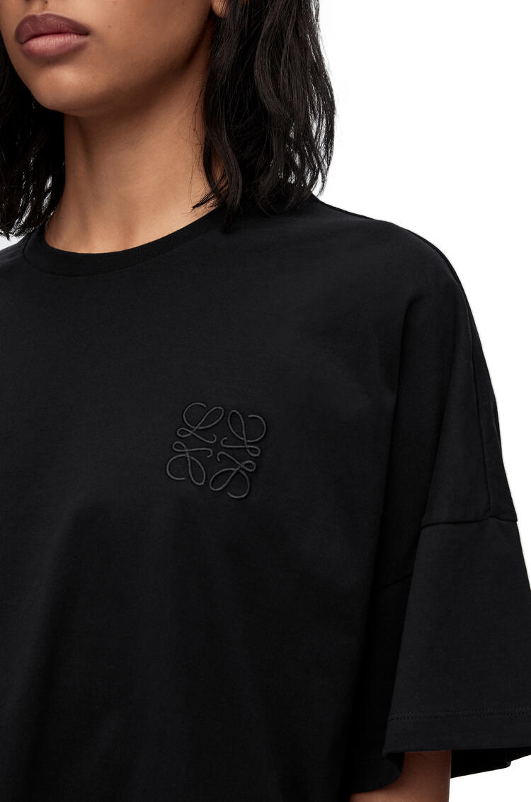 LOEWE Camiseta oversize en algodón Negro