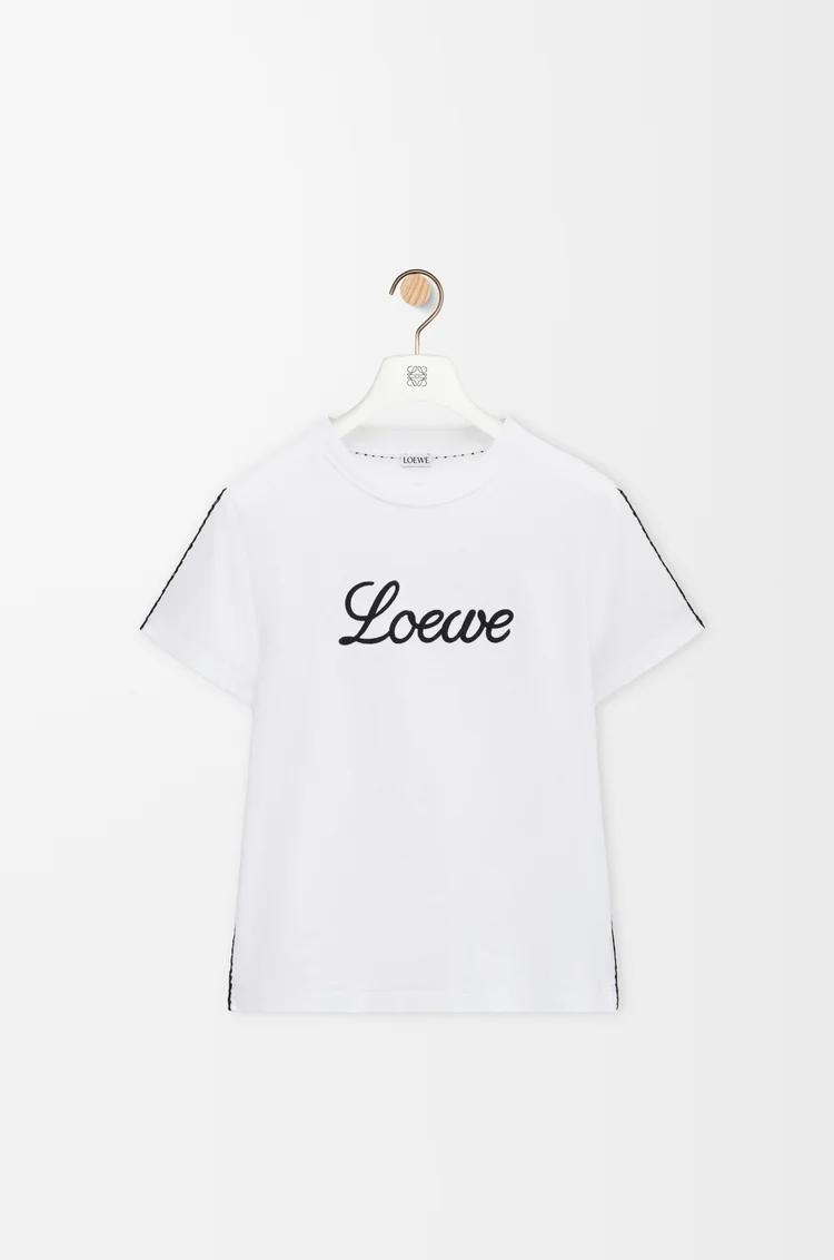 LOEWE T-shirt décontracté en coton Blanc