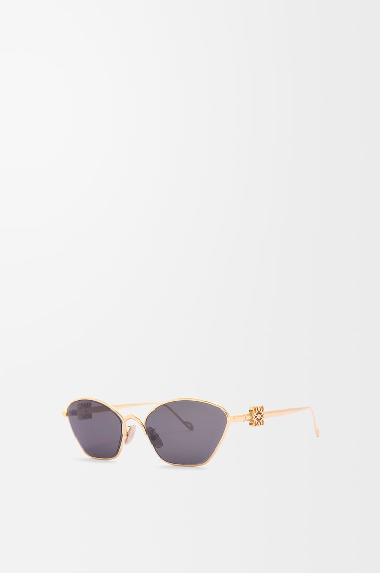 LOEWE Gafas de sol Anagram estilo hexagonal Humo/Moka