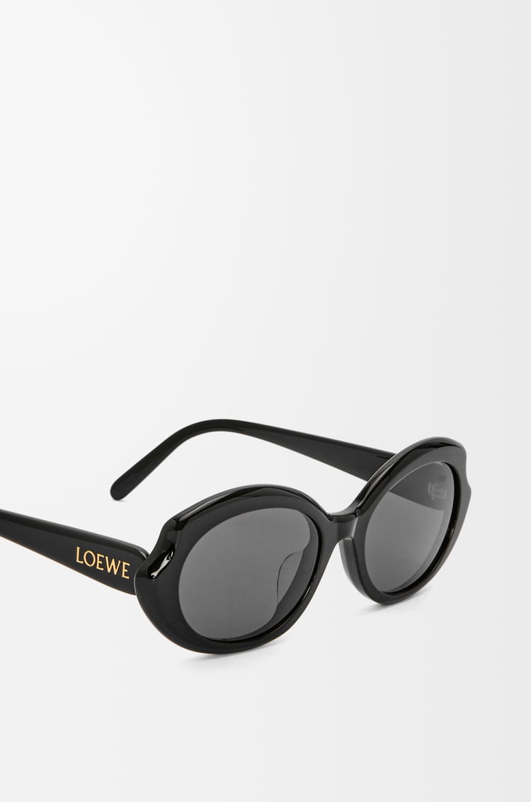 LOEWE Mini Oval Thin sunglasses Black