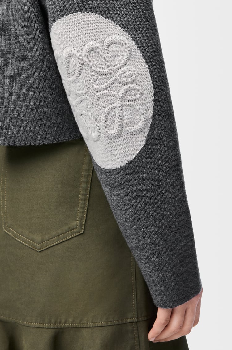 LOEWE Jersey Anagram en lana Gris Oscuro