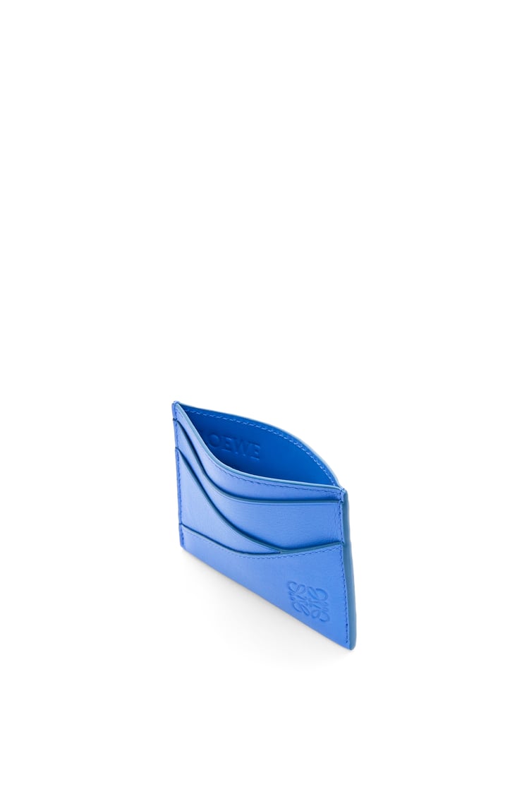 LOEWE パズル プレーン カードホルダー（クラシックカーフ） シーサイドブルー