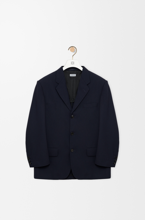 LOEWE ジャケット（ウール） ネイビーブルー