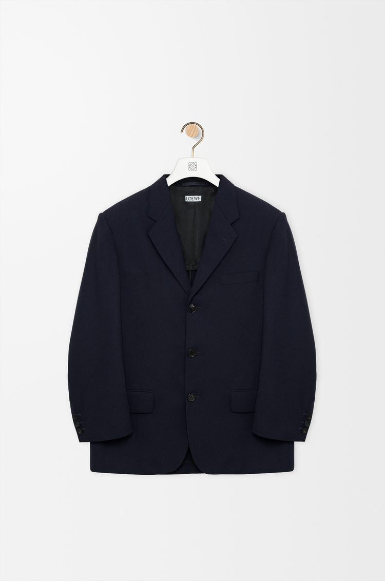 LOEWE ジャケット（ウール） ネイビーブルー