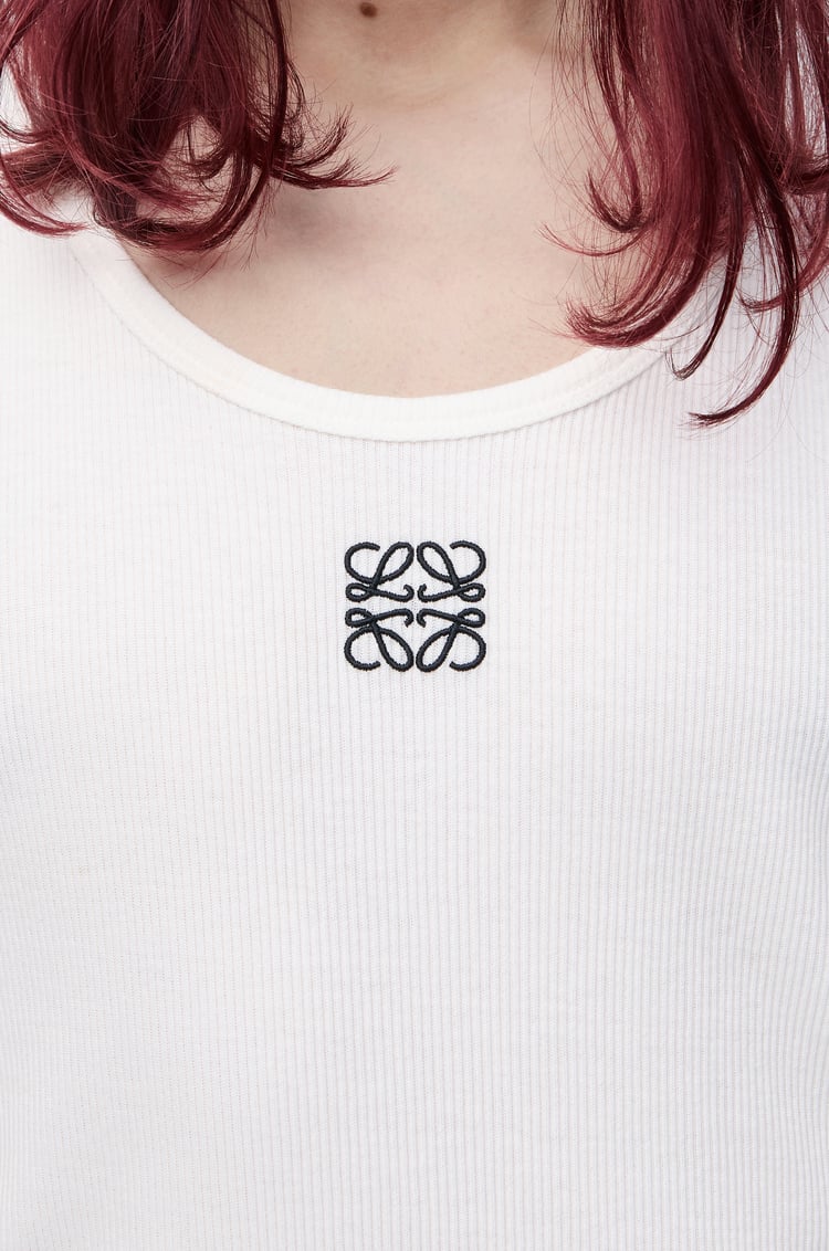 LOEWE Anagram tank top in cotton White