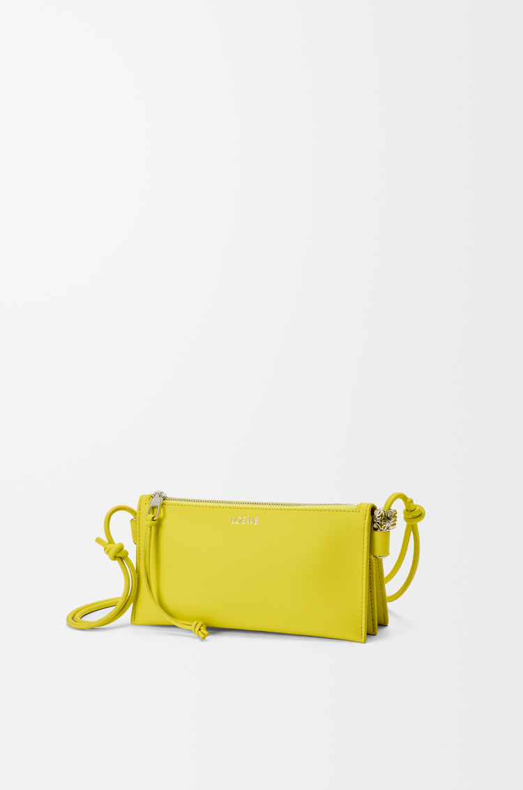 LOEWE 조야 파우치 - 나파 카프스킨 레몬