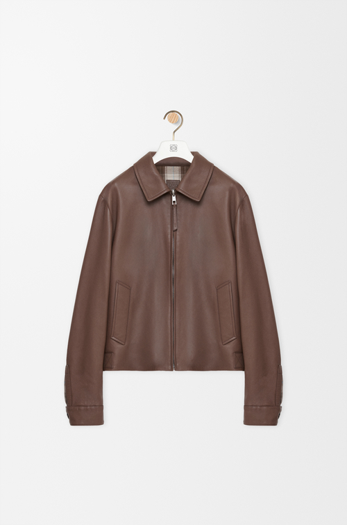 LOEWE ジップアップ ジャケット（ナパラム） トープ