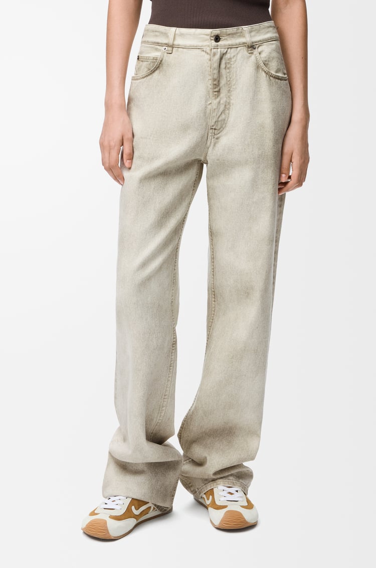 LOEWE Jeans in denim Light Grey