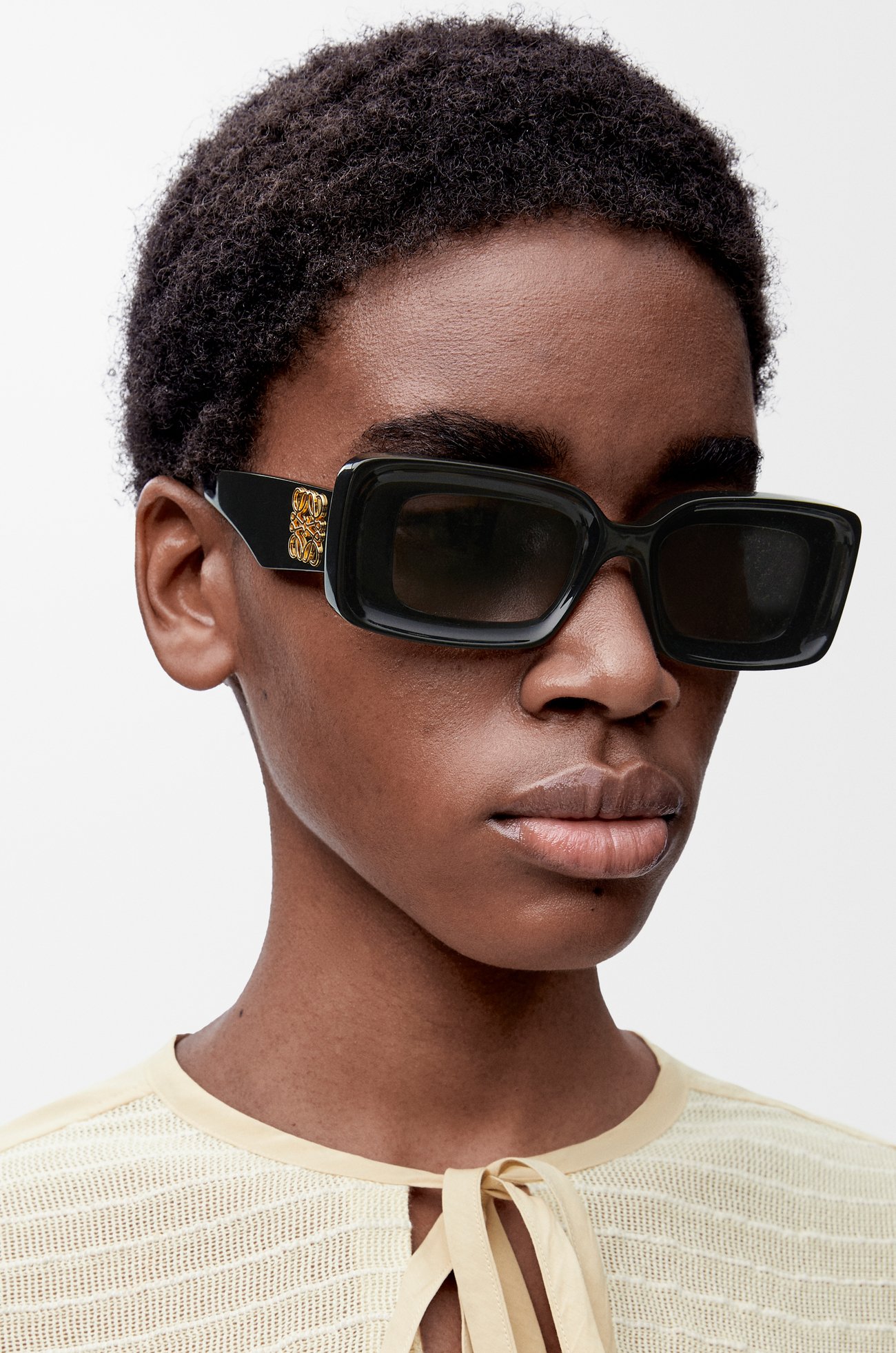 LOEWE Rectangular sunglasses Black