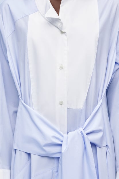 LOEWE Shirt dress in cotton Soft Blue plp_rd