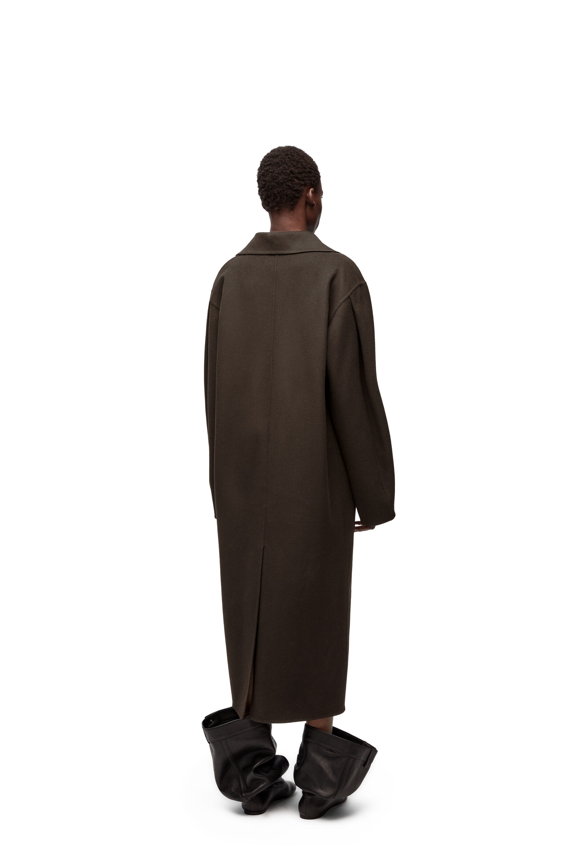 Chocolate wool hotsell coat