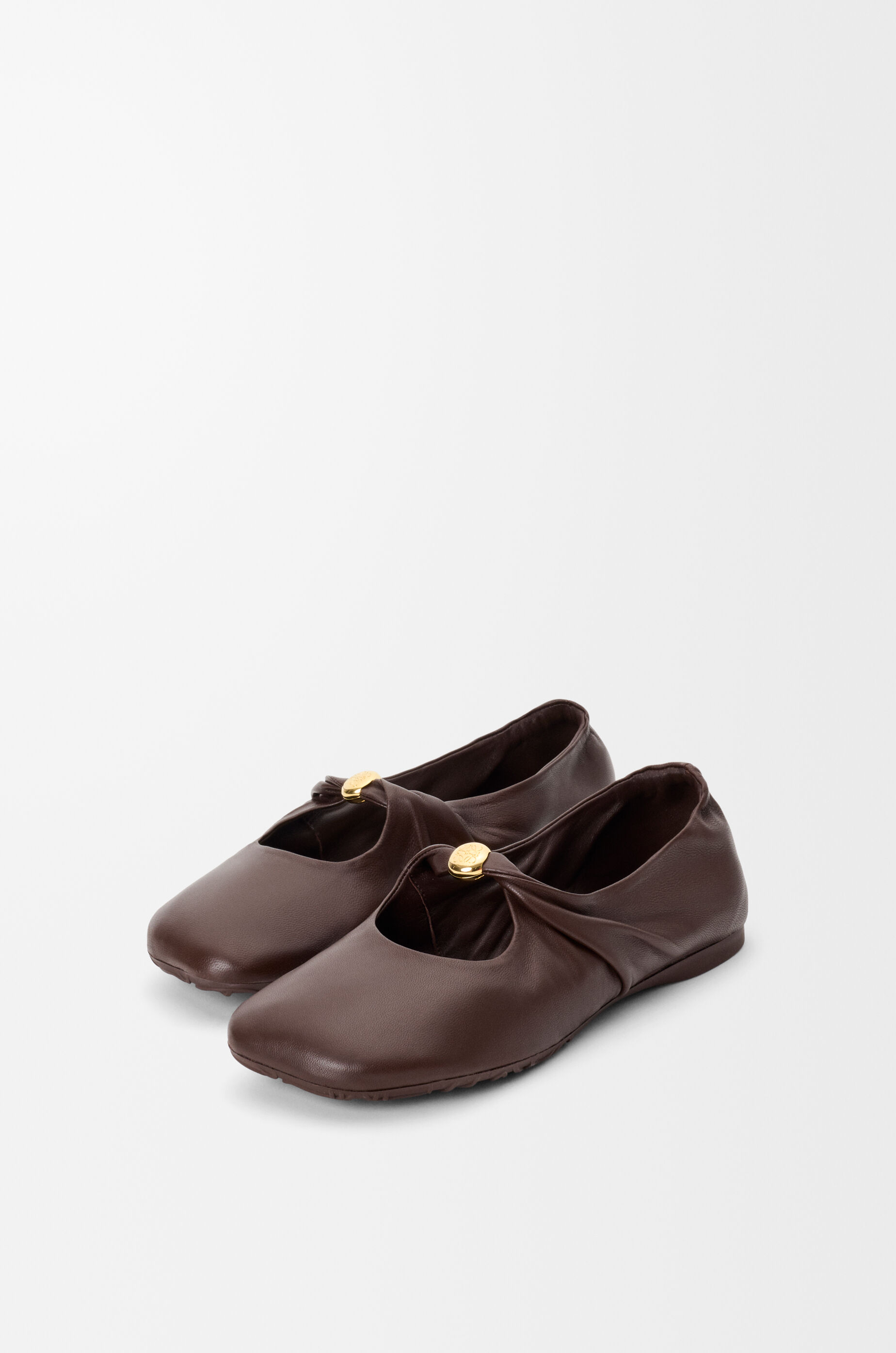 loewe ペブル ソフト バレリーナ（ナパラム） ペブル ソフト バレリーナ（ナパラム） レッド - ロエベ 日本 公式サイト